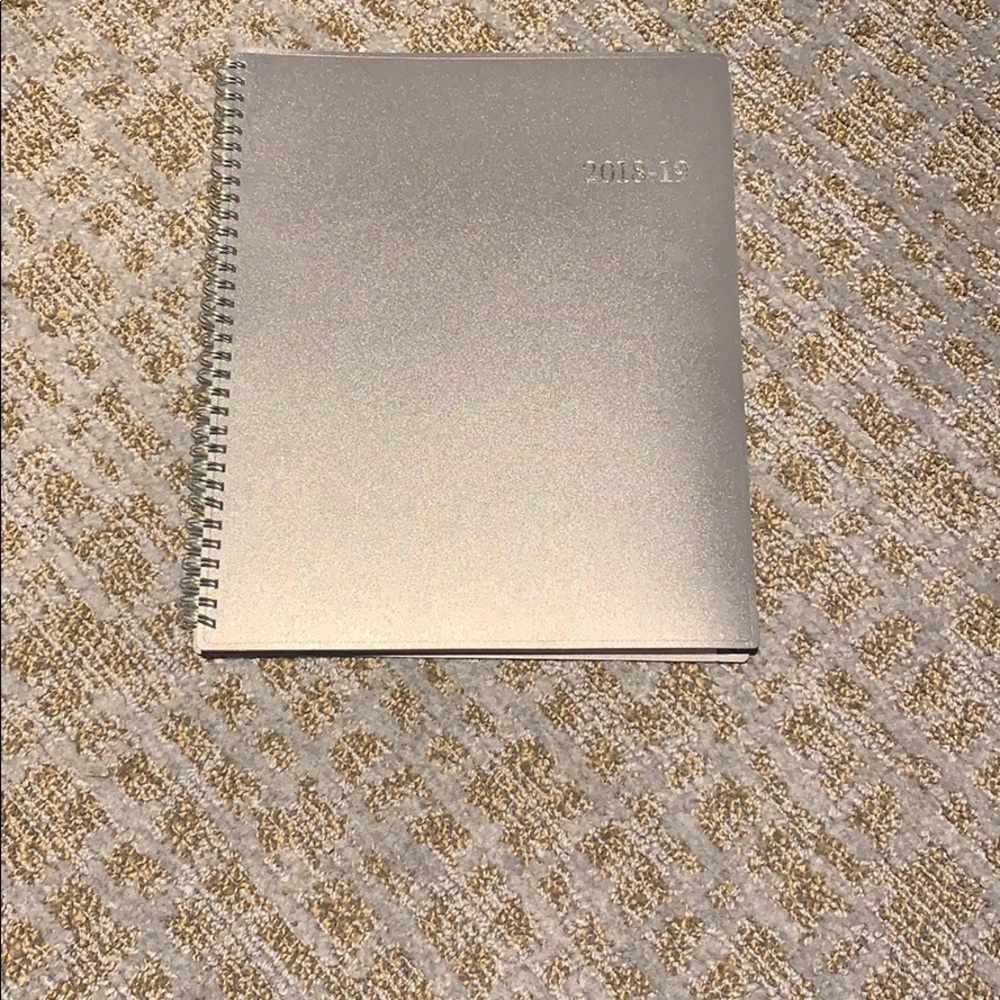 Gently used gray planner 2018-19